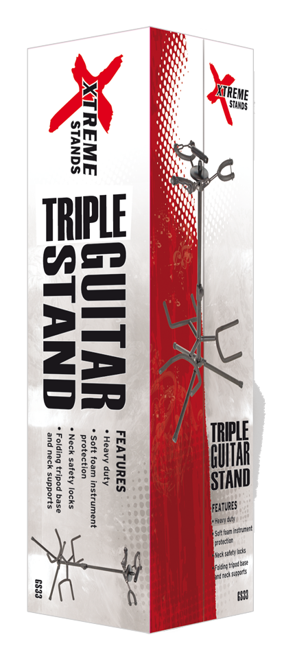 XTREME | GS33 | Triple guitar stand XTREME | GS33 | Triple guitar stand